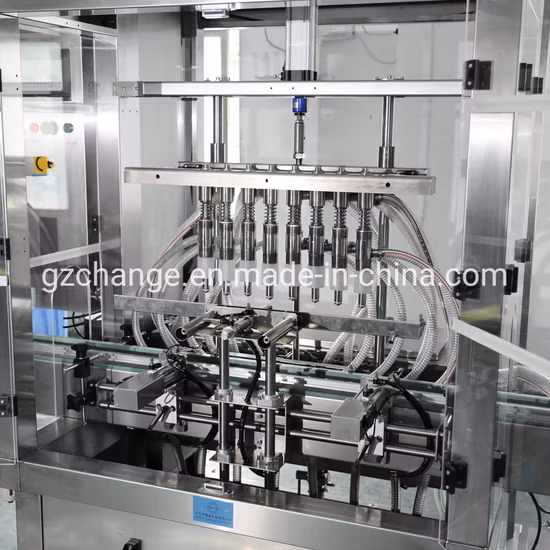 Top Grade GMP Stainless Steel Auto Piston Pump Liquid Paste Filling Machine