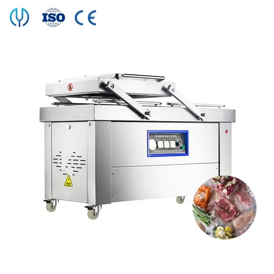 Automatic Food Industry Vacuum Packing Machines Table Top 304 Stainless Steel Vacuum Wrapping Machine 