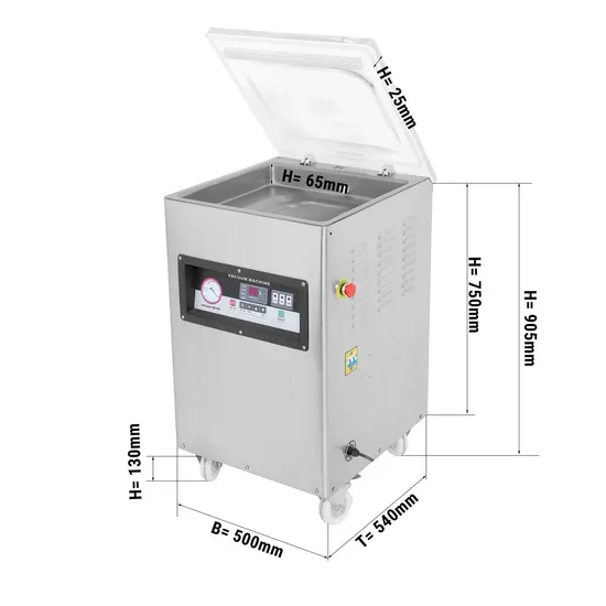 Single Chamber Food Vacuum Packing Machine Table Top Rice Vacuum Packing Machine 