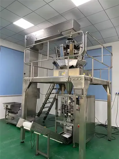 Automatic Rice Chocolate Candy Rice Nuts Fertilizer Belt Weigher Linear Weighing Scales Food Packing Machine 