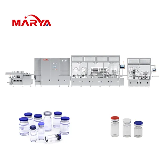 Marya Pharmaceutical Liquid Injection Glass Bottle Vial Filling Machine for Liquid Filling Sealing Production Line